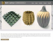 Tablet Screenshot of lacourart.com
